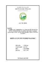 Nghiên cứu ảnh hưởng của một số yếu tố nội tại đến sự hình thành cây giống trám đen (canarium nigrum engler) ghép tại trường đại học nông lâm thái nguyên