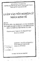 Kế toán tiêu thụ hàng hóa và xác định kết quả kinh doanh tại trung tâm kinh doanh dịch vụ thiết bị viễn thông sài gòn