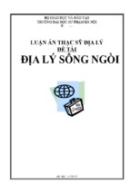 địa lý sông ngòi