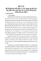 Hệ thống hóa kiến thức và các dạng câu hỏi, bài tập phần sông ngòi lớp 10 trong bồi dưỡng học sinh giỏi môn địa lí