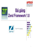 Bài giảng zend framework