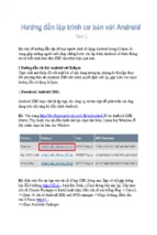 Lập trình android cho chuyên gia và mới bắt đầu