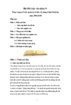 Thực trạng về việc quản lý và bảo vệ rừng ở tỉnh daklak năm 2008 2009