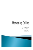 Bài giảng marketing online   lê công đức