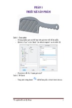 Hướng dẫn thiết kế   gia công với creo parametric