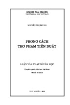 Phong cách thơ phạm tiến duật