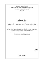 Hoàn thiện công nghệ chuyển đổi xa chạy xăng sang chạy lpg sử dụng trong các thành phố lớn