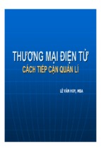 Thương mại điện tử quản lý bài 1