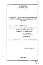 Nghiên cứu các rào cản trong thương mại quốc tế và đề xuất các giải pháp đối với việt nam   tài liệu, ebook, giáo trình
