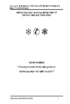 ứng dụng sơ đồ tư duy để lập dàn ý trong dạy học văn miêu tả lớp 5 (2)