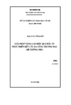 Nâng cao hiệu quả đầu tư phát triển kết cấu hạ tầng thương mại (hệ thống chợ)