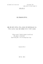 (luận án tiến sĩ vật lý) hệ số đối xứng của giản đồ feynman và ứng dụng vào mô hình 3 3 1 tiết kiệm