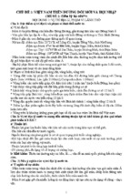 đề cương ôn thi tốt nghiệp môn địa lý năm 2015 2016