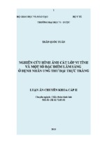 Skkn  nghiên cứu hình ảnh cắt lớp vi tính và một số đặc điểm lâm sàng ở bệnh nhân ung thư đại trực tràng