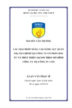 Các giải pháp nâng cao năng lực quản trị tài chính tại công ty cổ phần đầu tư và phát triển sacom theo mô hình công ty mẹ   công ty con.encrypted