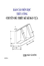 Báo cáo môn học thủy công thiết kế kè bản tựa