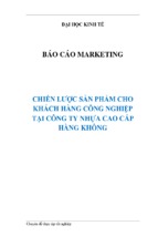 Khái quát về marekting và chiến lược sản phẩm trong hoạt động kinh doanh