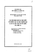 Các giải pháp quản lý nhà nước về thương mại tại khu thương mại tự do và khu kinh tế cửa khẩu của nuớc ta.encrypted