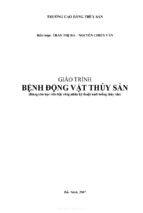 Giáo trình bệnh động vật thủy sản   trần thị hà – nguyễn chiến văn