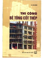 Thi công bê tông cốt thép  lê văn kiểm