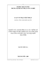 Nghiên cứu ảnh hưởng của các thông số công nghệ tới độ chính xác gia công, khi gia công cắt dây các vật liệu khó gia cô