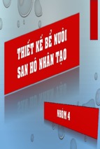 Thuyết trình thiết kế bể nuôi san hô nhân tạo