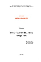 Báo cáo công tác điều tra rừng ở việt nam