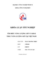 Khóa luận tốt nghiệp tìm hiểu năng lượng gió và khai thác năng lượng gió tại việt nam