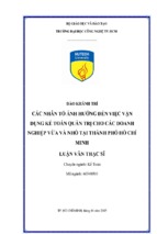 Các nhân tố ảnh hưởng đến việc vận dụng kế toán quản trị cho các doanh nghiệp vừa và nhỏ tại thành phố hồ chí minh.encrypted