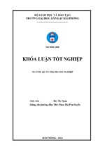 Báo cáo một số biện pháp nhằm nâng cao hiệu quả kinh doanh tại công ty tnhh thương mại và vận tải quyết thắng