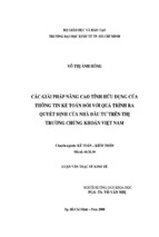 Các giải pháp nâng cao tính hữu dụng của thông tin kế toán đối với quá trình ra quyết định của nhà đầu tư trên thị trường chứng khoán việt nam.encrypted