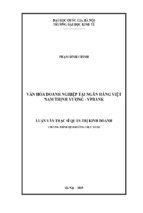 Quản trị kinh doanh văn hóa doanh nghiệp tại ngân hàng việt nam thịnh vượng   vpbank