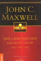 [www.downloadsach.com] nha lanh dao gioi giai quyet van de   john c. maxweell