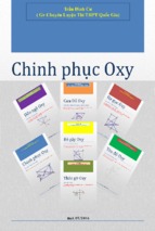 Chinh phục oxy-thầy trần đình cư