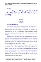 Skkn nâng cao chất lượng quản lý cơ sở vật chất ở trường tiểu học kim thư. thực trạng và giải pháp