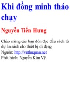 Khi dong minh thao chay   nguyen tien hung