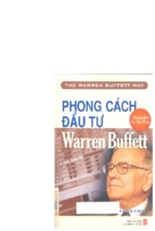 Phong cach dau tu warren buffett_r.g.hagstrom