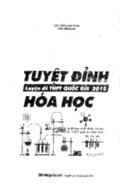 Tuyệt đỉnh đề thi quốc gia hóa học 2015