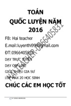 100 đề thi thử ptth quốc gia môn toán có đáp án chi tiết