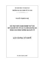 Giải pháp giúp doanh nghiệp thủy sản việt nam đối phó với các vụ kiện bán phá giá trong hoạt động thương mại quốc tế