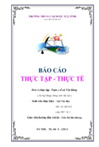 Báo cáo thực tập tại trạm y tế xã việt hùng