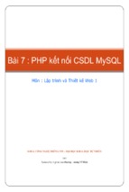 Bai 7   php_ket_noi_csdl_mysql