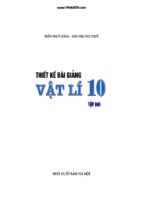 Thiết kế bài giảng vật lý 10   cơ bản ( tập 2 )