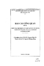 Báo cáo tổng quan đề tài kiện toàn hệ thống tổ chức bộ máy của đảng nhằm đáp ứng yêu cầu của giai đoạn cách mạng mới