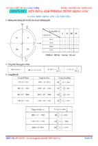 Biến đổi lượng giác   chuyên đề 3