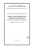 Nghiên cứu đặc điểm hệ thống đổi mới ngành ở việt nam (trường hợp ngành công nghiệp dược)