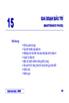 Chuong 15.giai doan bao tri