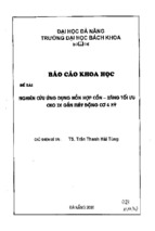 Báo cáo khoa học đề tài nghiên cứu ứng dụng hỗn hợp cồn   xăng tối ưu cho xe gắn máy động cơ 4 kỳ