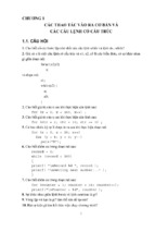 Bài tập c có lời giải