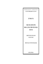 Tóm tắt luận án tiến sĩ âm nhạc học nghệ thuật hợp xướng trong sự phát triển nền âm nhạc việt nam
